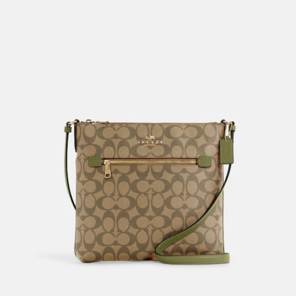Coach Rowan File Bag In Signature Canvas - Picture 8 of 11